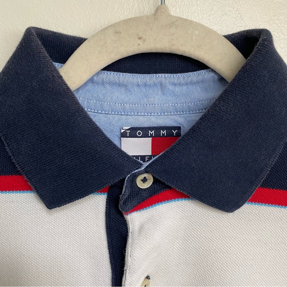 Tommy Hilfiger Striped Cotton Polo - Picture 6 of 12